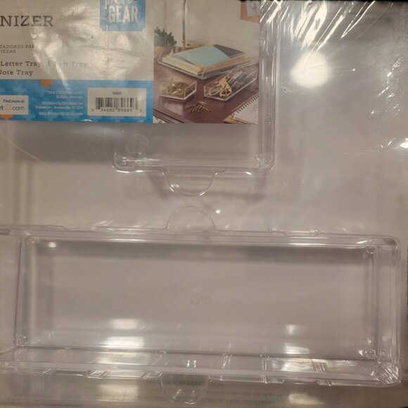 Pen and Gear Desk Organizer Set 1 Letter Tray, 1 Pen Tray, 1 Sticky Notes Tray - Picture 2 of 5